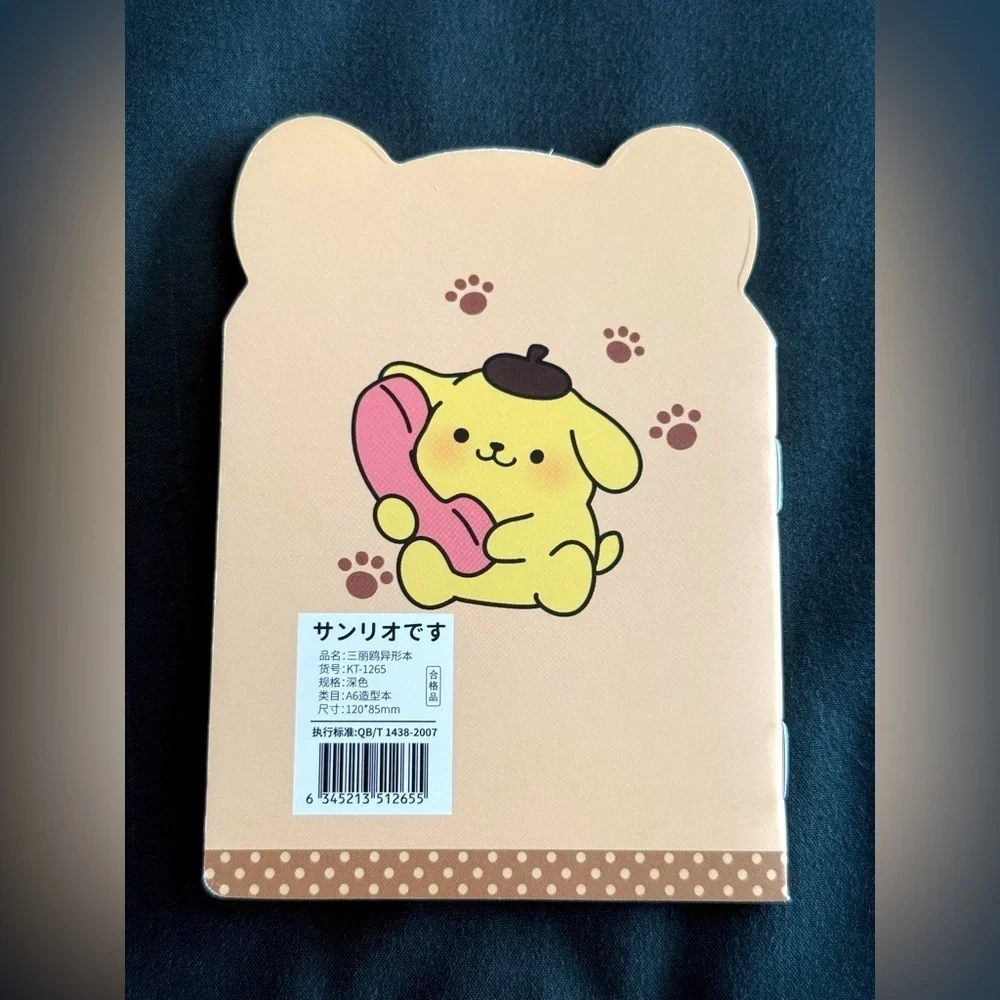 Sanrio Adorable Pompompurin Small Notebook- Great for writing notes and list